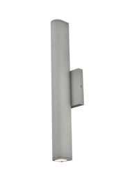 Raine Outdoor Wall Light in Silver