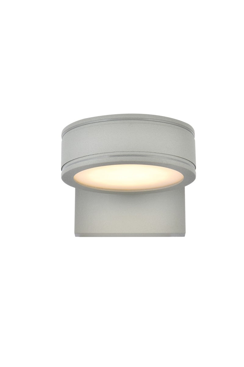 Raine Outdoor Wall Light in Silver