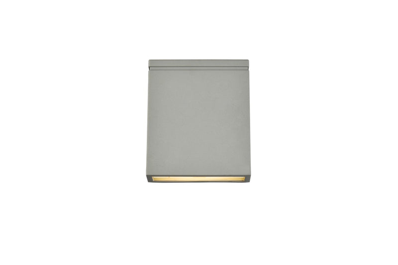Raine Outdoor Wall Light in Silver