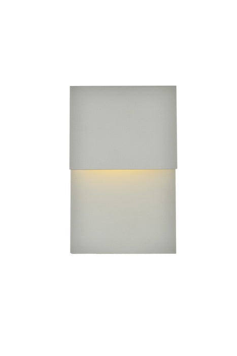 Raine Outdoor Wall Light in Silver