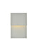 Raine Outdoor Wall Light in Silver