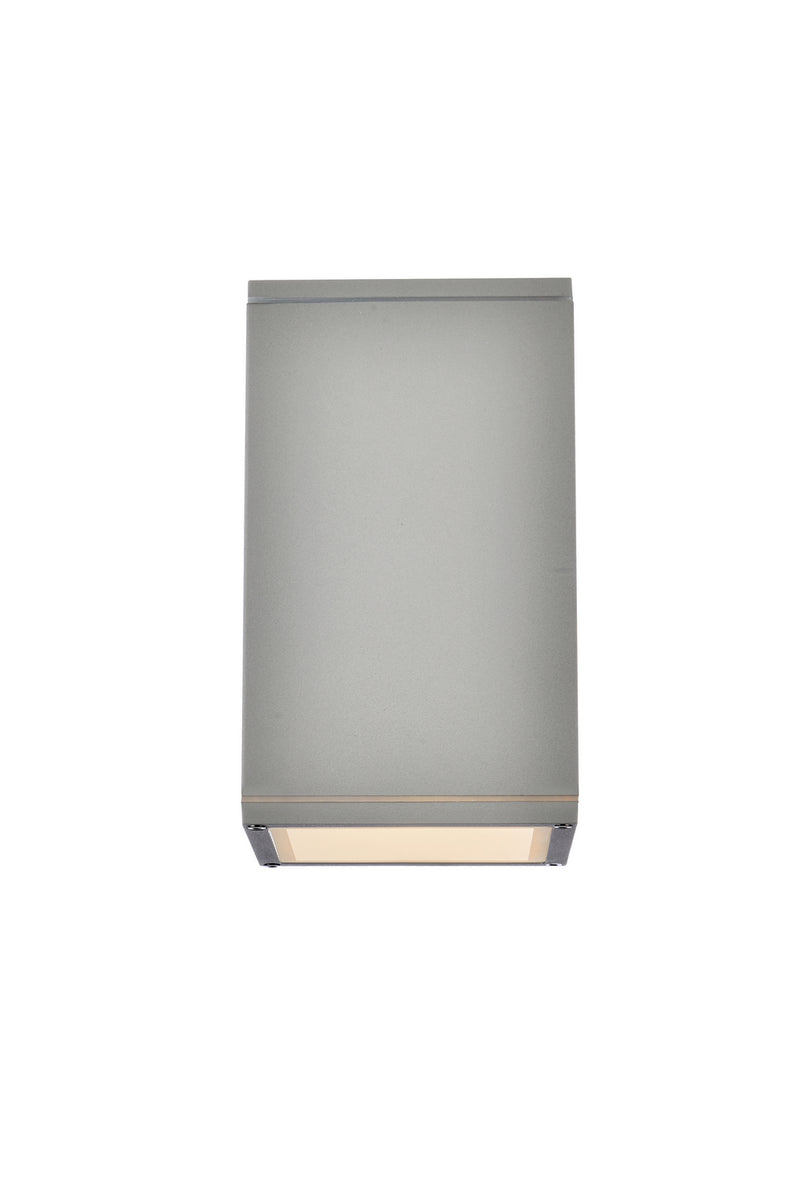 Raine Outdoor Wall Light in Silver