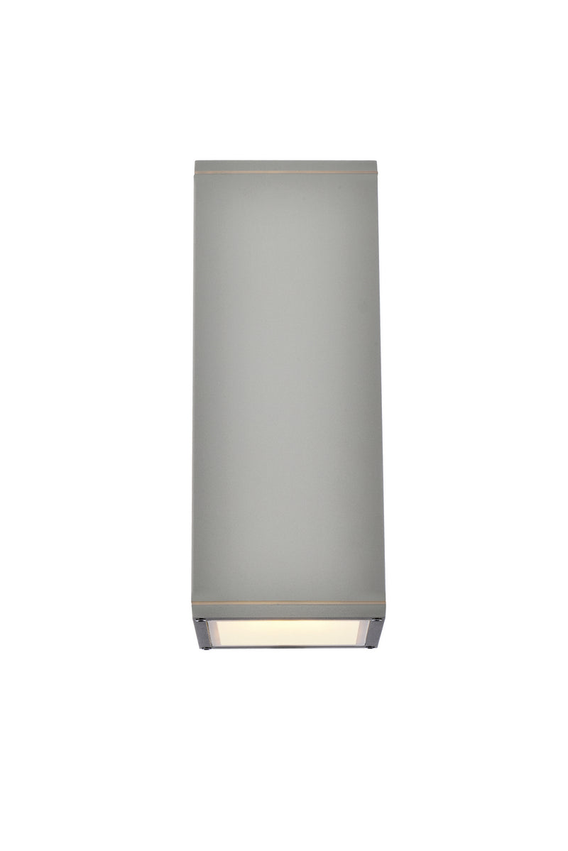 Raine Outdoor Wall Light in Silver