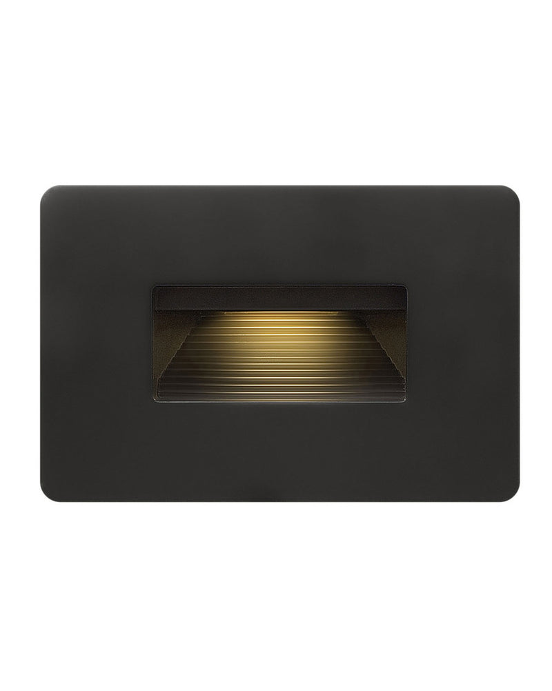 Luna Step Light 12v Horizontal 2700K in Satin Black