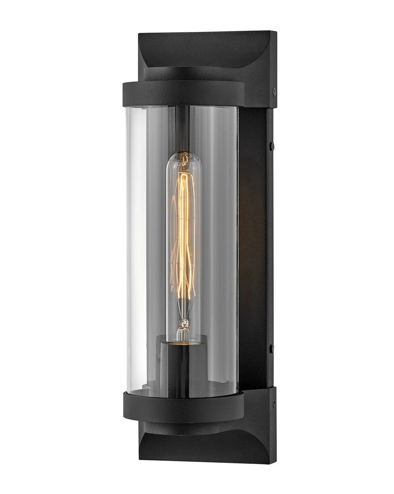 Pearson Medium Wall Mount Lantern in Textured Black - Lamps Expo