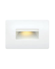 Luna Step Light 120v Horizontal 3000K in Satin White