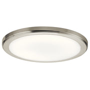 Zeo Flush Mount 13 inch round in Brushed Nickel
