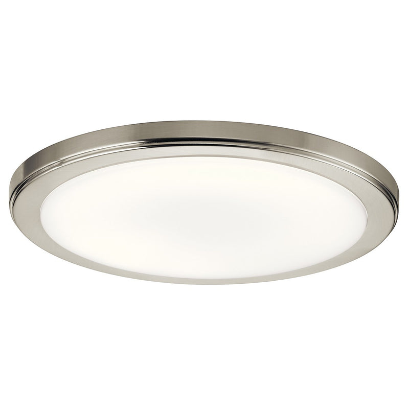 Zeo Flush Mount 13 inch round in Brushed Nickel