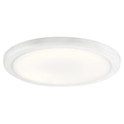 Zeo Flush Mount 13 inch round in White
