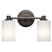 Joelson Bath Sconce 2-Light LED in Olde Bronze