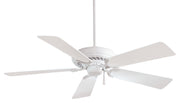 Supra 52" Ceiling Fan in White