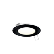 LED Recessed Panel Light in Black