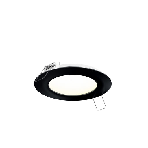 LED Recessed Panel Light in Black