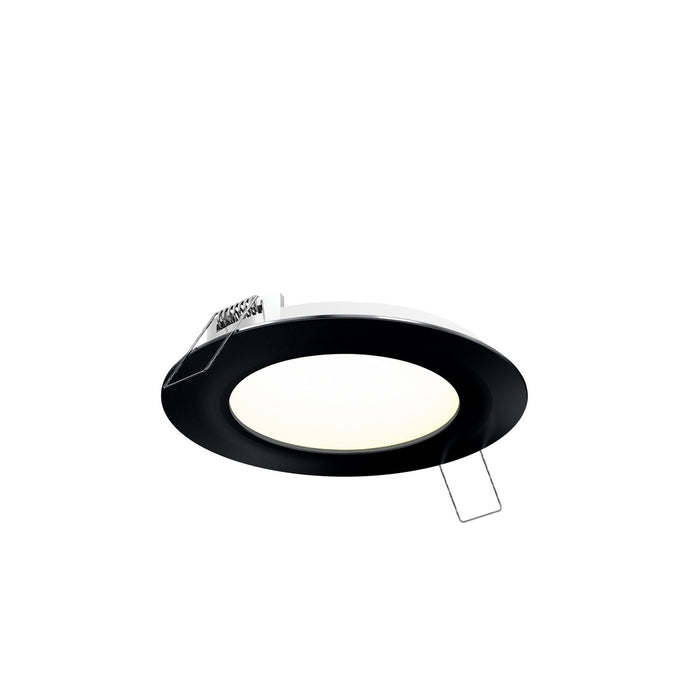 LED Recessed Panel Light in Black