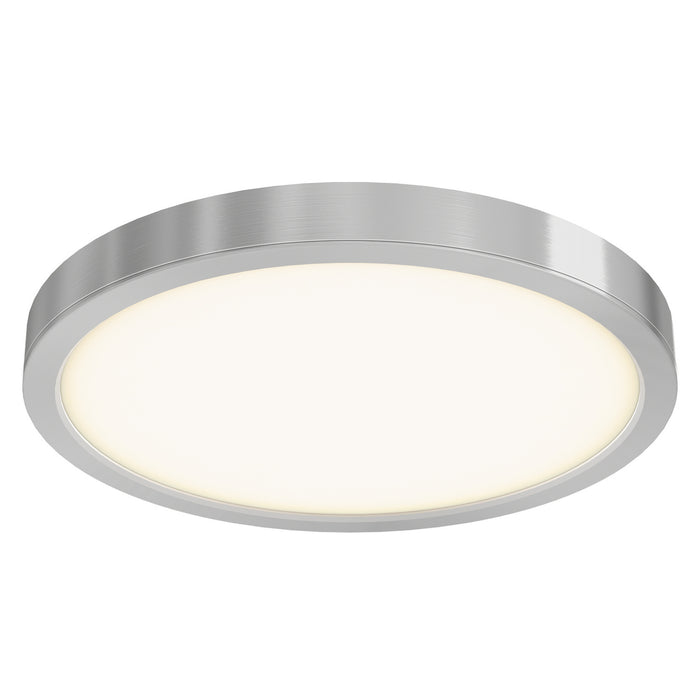 LED Flushmount in Satin Nickel
