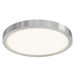 LED Flushmount in Satin Nickel