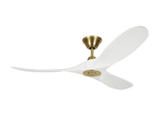 Maverick 52" Ceiling Fan in Burnished Brass
