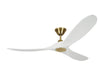 Maverick 60" Ceiling Fan in Burnished Brass