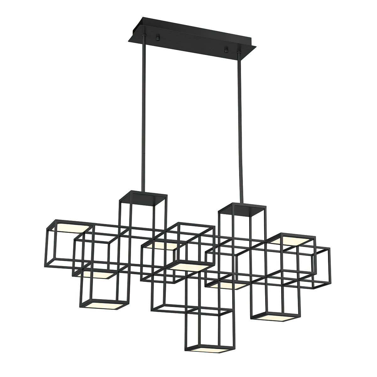 Ferro LED Pendant in Black