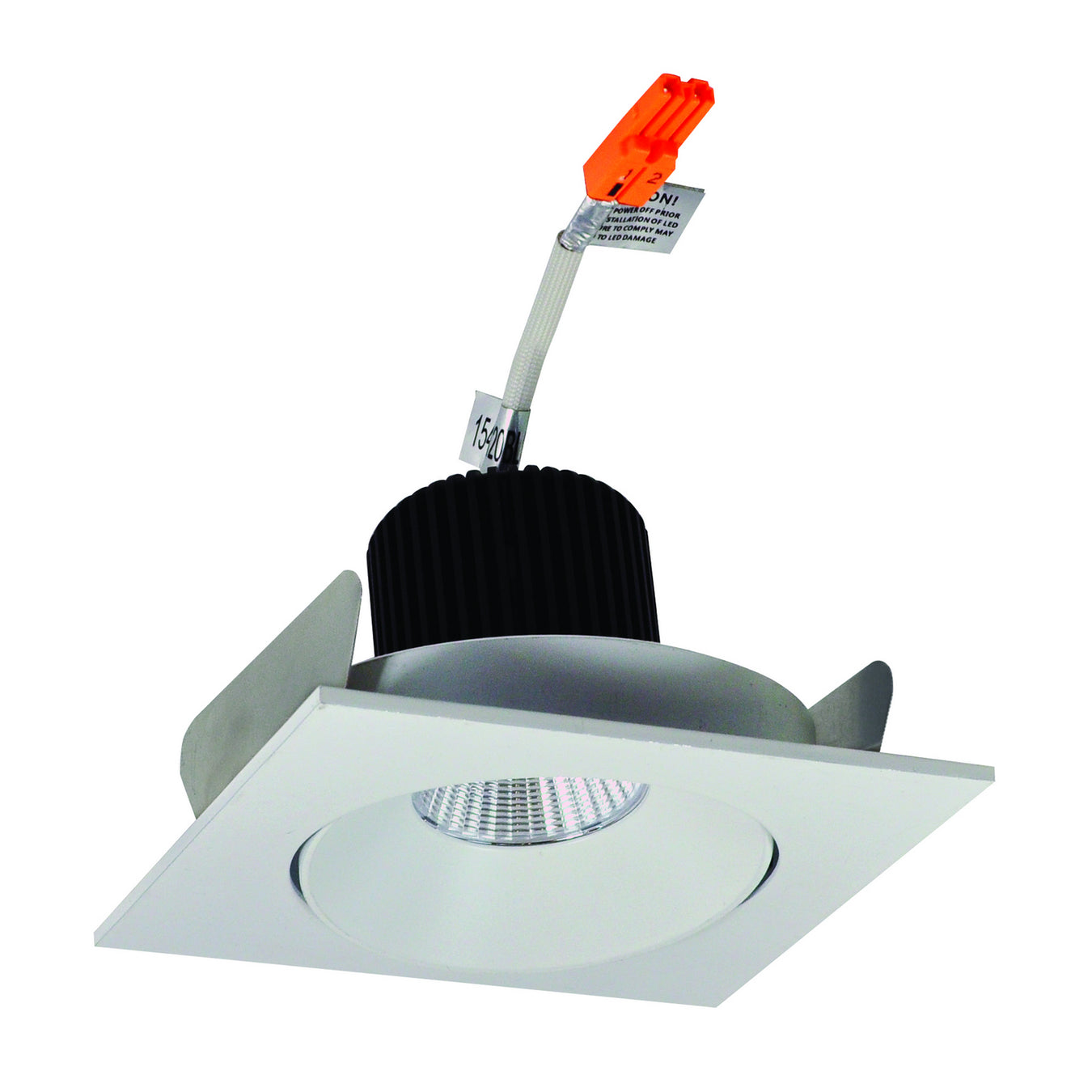 Iolite 4" Square Recessed Trim 2700K in White - Lamps Expo