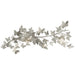 Farfalle Three Light Wall Sconce in Burnished Silver Leaf