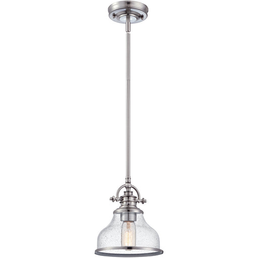 Grant 1-Light Mini Pendant in Brushed Nickel