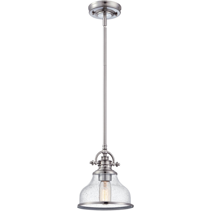 Grant 1-Light Mini Pendant in Brushed Nickel
