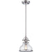 Grant 1-Light Mini Pendant in Brushed Nickel