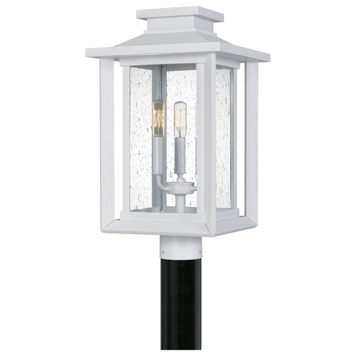 Wakefield 3-Light Outdoor Post Mount in White Lustre - Lamps Expo