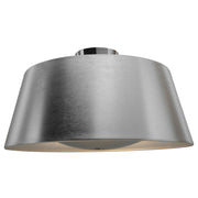 SoHo Reflective Illumination Flush Mount in Brushed Silver Finish