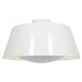 SoHo Reflective Illumination Flush Mount in Glossy White Finish