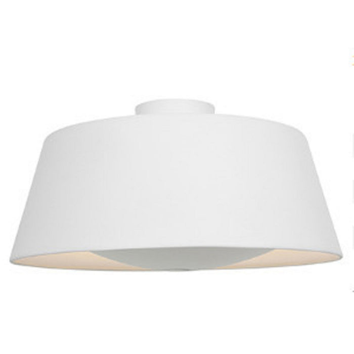 SoHo Reflective Illumination Flush Mount in Rice Finish