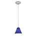 Martini 1-Light Pendant in Brushed Steel Finish