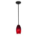 Merlot 1-Light Pendant in Oil Rubbed Bronze Finish