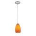 Champagne 1-Light Cable Hung Pendant - Lamps Expo
