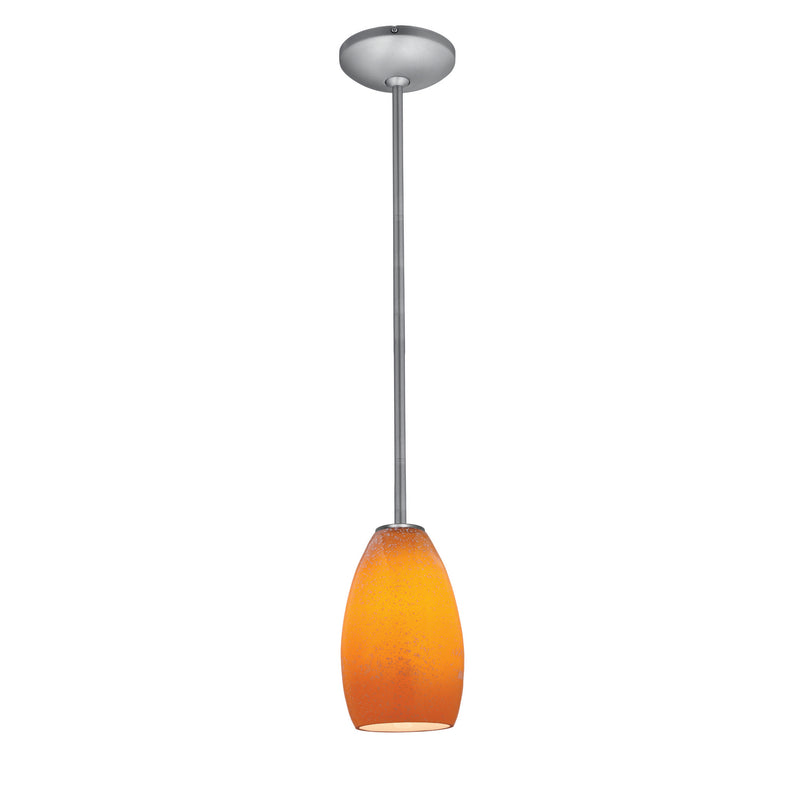 Champagne 1-Light Downrod Pendant - Lamps Expo