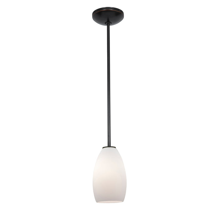 Champagne 1-Light Downrod Pendant - Lamps Expo