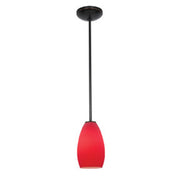 Champagne 1-Light Pendant in Oil Rubbed Bronze Finish