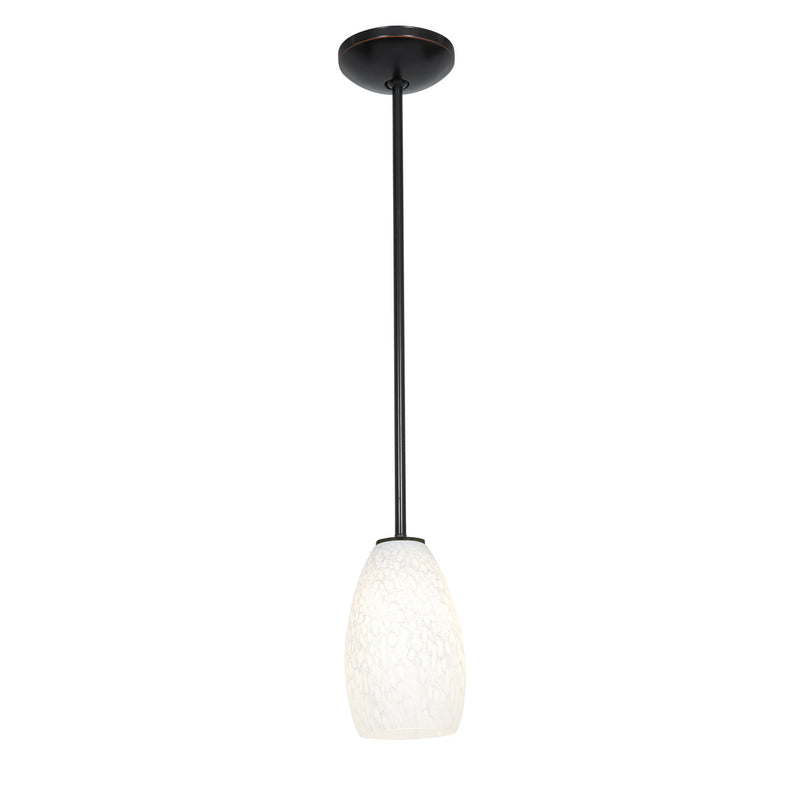 Champagne 1-Light Downrod Pendant - Lamps Expo