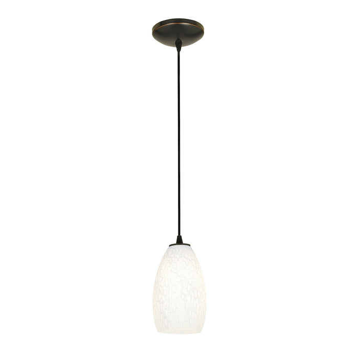 Champagne 1-Light Cable Hung Pendant - Lamps Expo