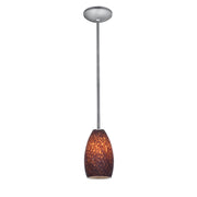 Champagne 1-Light Downrod Pendant - Lamps Expo
