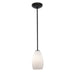 Champagne 1-Light Pendant in Oil Rubbed Bronze Finish