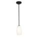 Champagne 1-Light Pendant in Oil Rubbed Bronze Finish