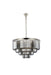 Sydney 17-Light Chandelier in Polished Nickel with Silver Shade (Grey) Royal Cut Crystal