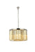 Sydney 8-Light Chandelier in Polished Nickel with Golden Teak (Smoky) Royal Cut Crystal