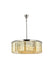 Sydney 10-Light Chandelier in Polished Nickel with Golden Teak (Smoky) Royal Cut Crystal