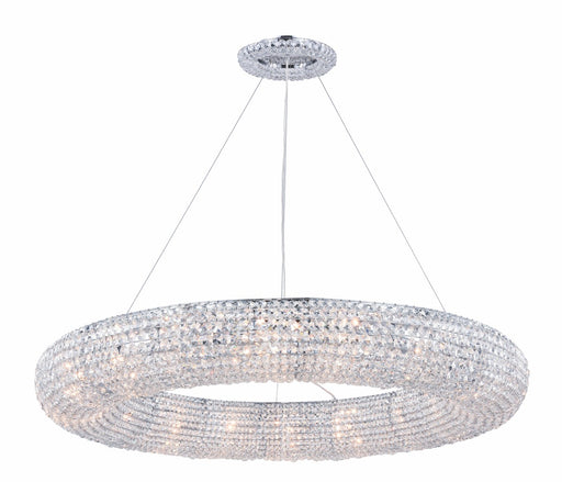 Paris 18-Light Chandelier in Chrome with Clear Royal Cut Crystal