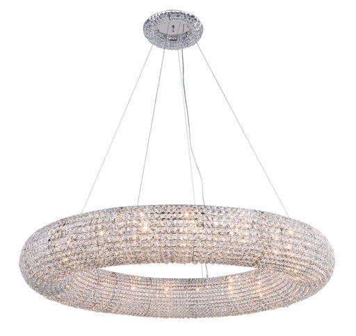 Paris 20-Light Chandelier in Chrome with Clear Royal Cut Crystal