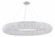 Paris 24-Light Chandelier in Chrome with Clear Royal Cut Crystal