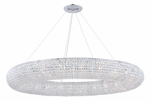 Paris 24-Light Chandelier in Chrome with Clear Royal Cut Crystal